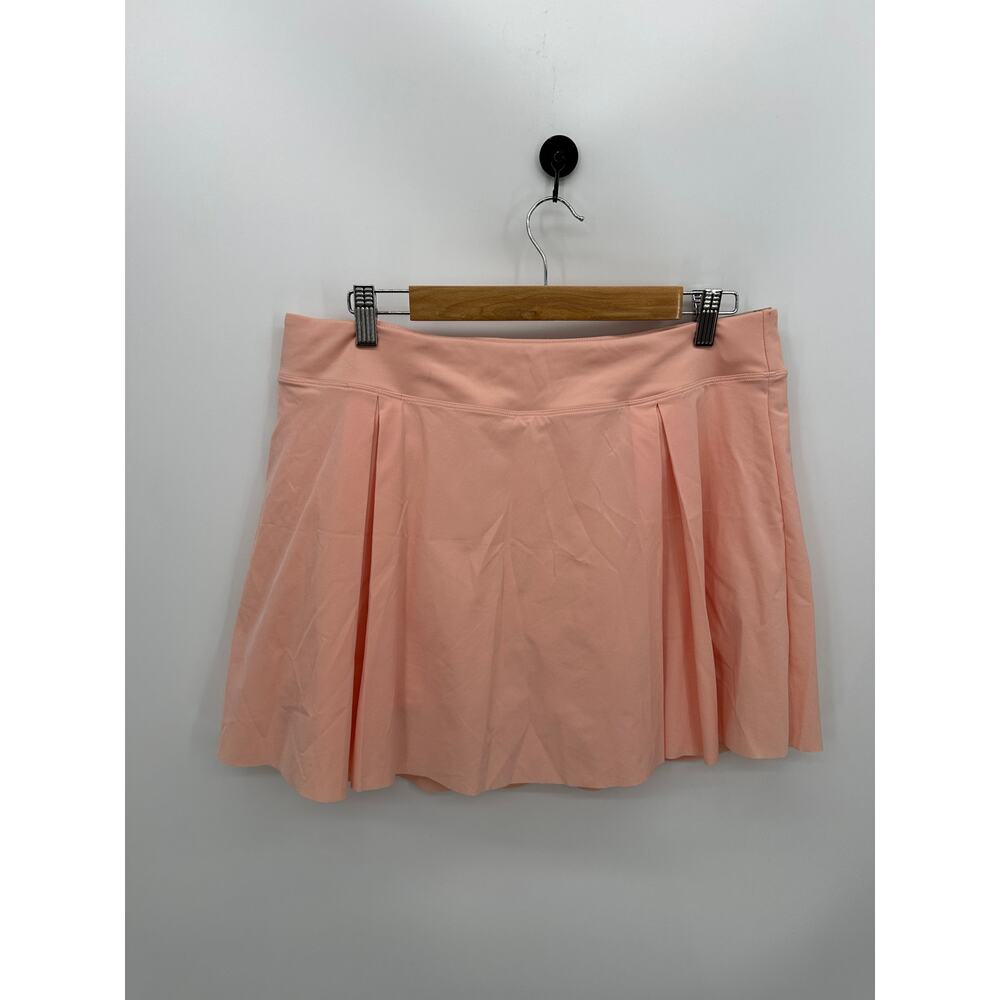 Nike Dri-fit Skort Women XL Peach Pink Tennis Pickleball Golf Preppy Stretch NWT